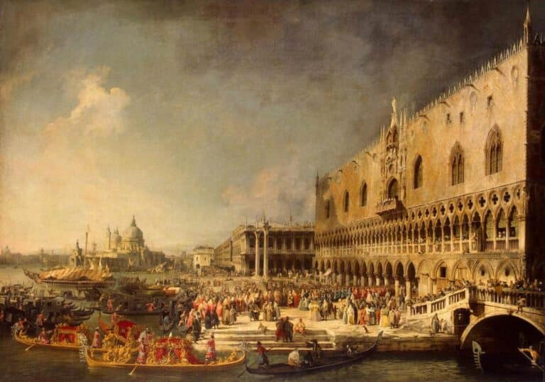 Arrivée de l’ambassadeur de France à Venise – Giovanni Antonio Canal Giovanni Antonio Canal