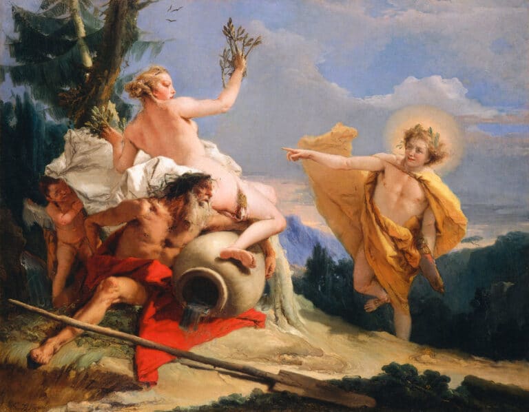 Apollo à la poursuite de Daphné – Giambattista Tiepolo Giambattista Tiepolo