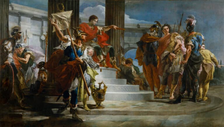 Scipio Africanus libérant Massiva – Giambattista Tiepolo Giambattista Tiepolo
