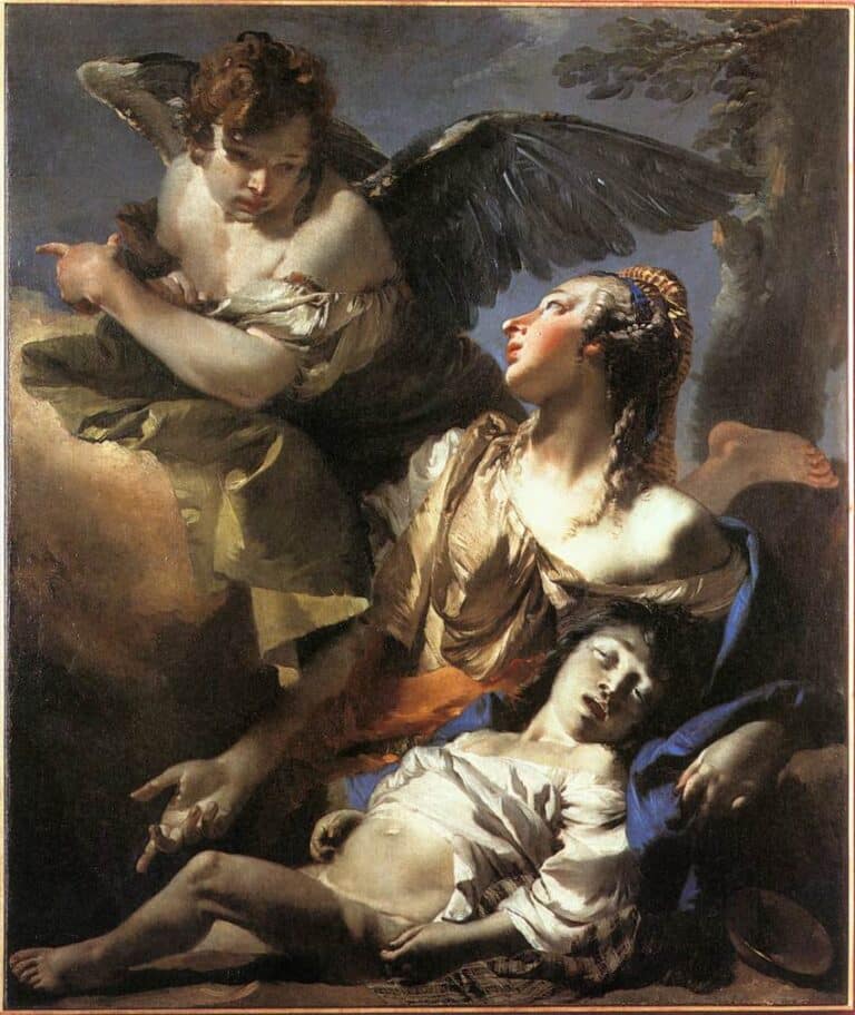 Ange sauvant Hagar – Giambattista Tiepolo Giambattista Tiepolo