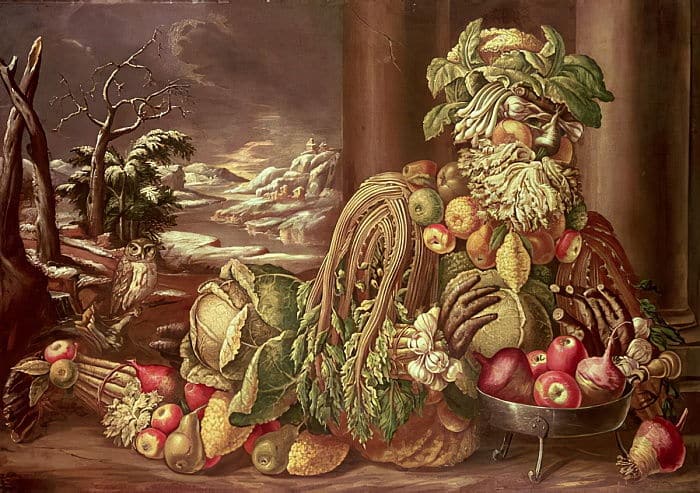 L’hiver – Arcimboldo Giuseppe Arcimboldo