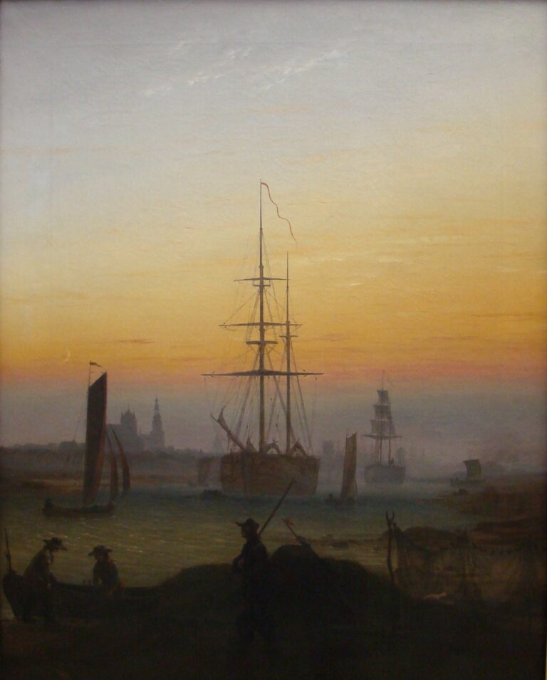 Le Port de Greifswald – Caspar David Friedrich Caspar David Friedrich