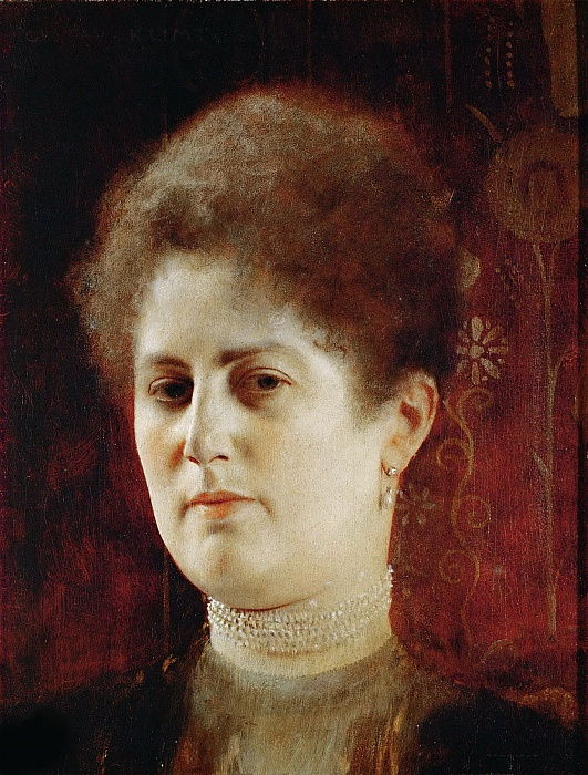 Portrait de dame (Mme Heymann) – Gustav Klimt Gustav Klimt
