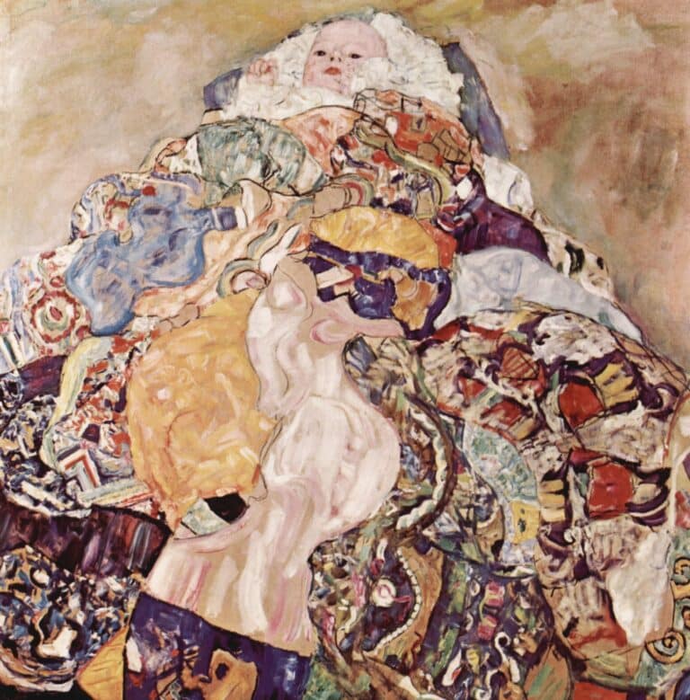 Bébé (berceau) – Gustav Klimt Gustav Klimt