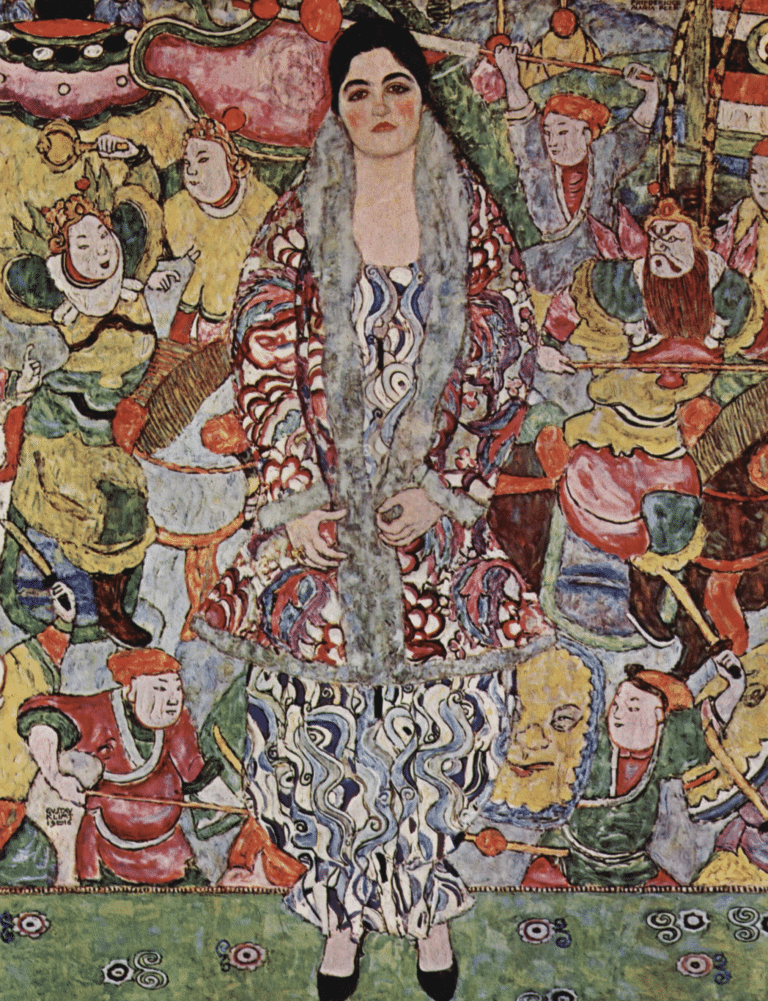 Portrait de friederike maria beer – Gustav Klimt Gustav Klimt