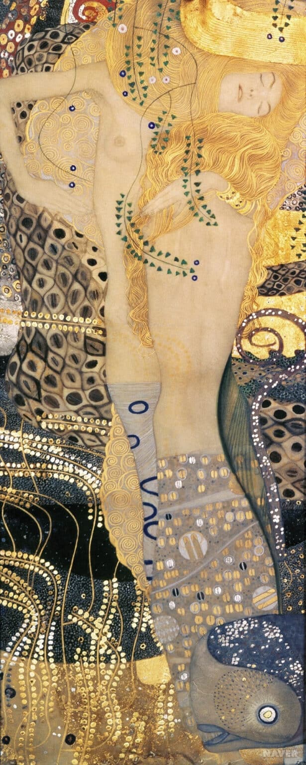 Serpent d’eau II – Gustav Klimt Gustav Klimt