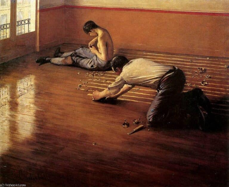 Les raboteurs de parquet de Caillebotte Gustave Caillebotte