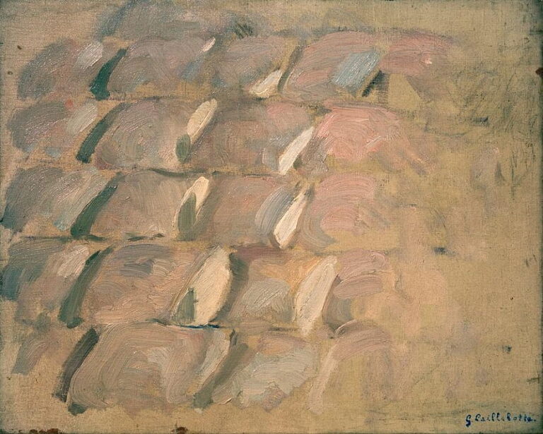 Étude de caillebotte rue de paris temps – Caillebotte Gustave Caillebotte