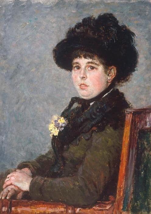 Portrait de Femme, c.1876 – Caillebotte Gustave Caillebotte