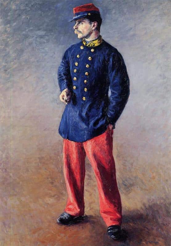 Un soldat – Caillebotte Gustave Caillebotte