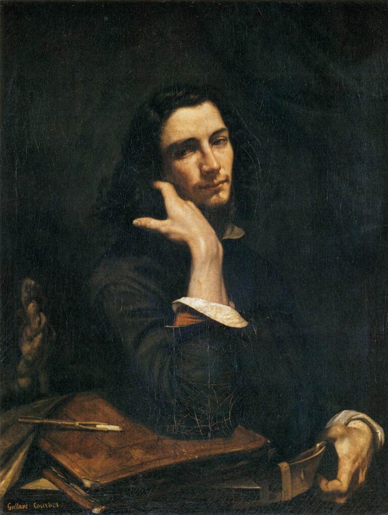 L’homme à la ceinture de cuir. Portrait de l’artiste – Gustave Courbet Gustave Courbet