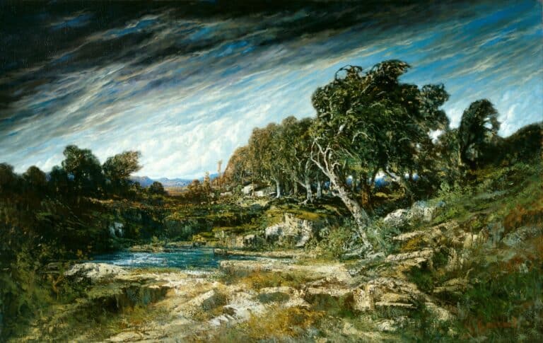 La Rafale de Vent – Gustave Courbet Gustave Courbet