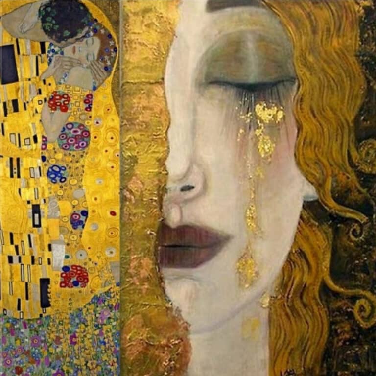 Les larmes d’or – Gustav Klimt (personnalisé) Gustav Klimt