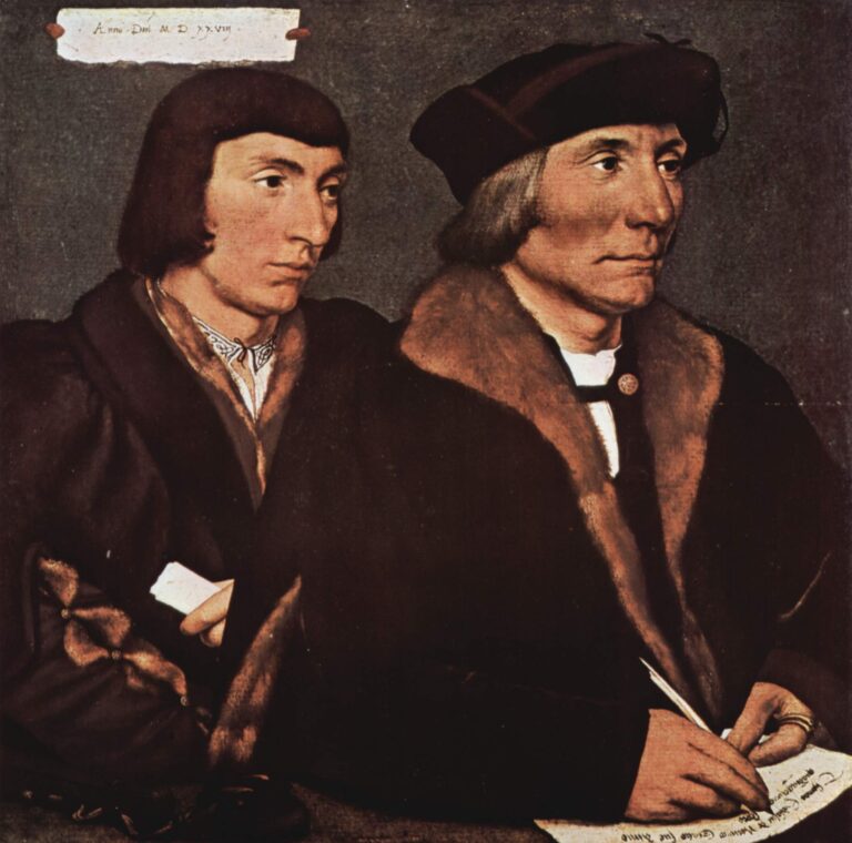 Portrait de Thomas Godsalve et de son fils John – Hans Holbein le Jeune Hans Holbein le Jeune