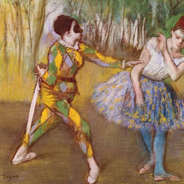 Harlequin et Columbine – Edgar Degas Edgar Degas