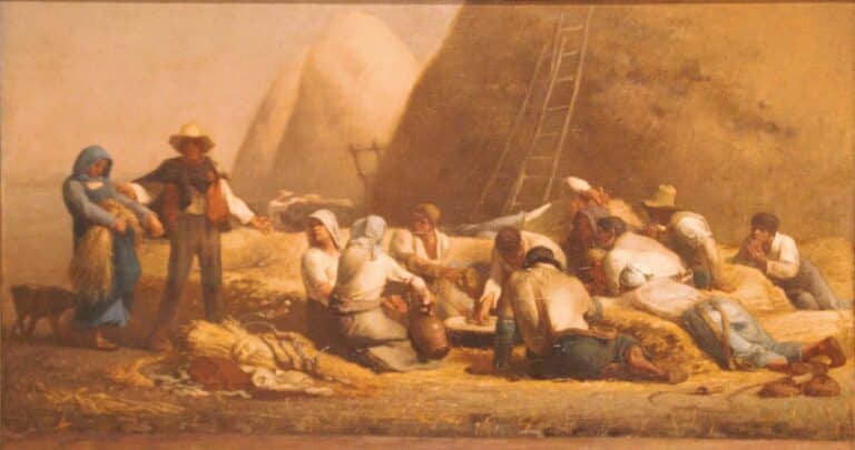 Repos des moissonneurs – Jean-François Millet Jean-François Millet