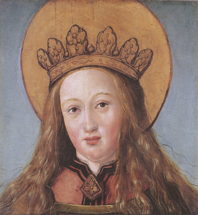 Tête d’une sainte – Hans Holbein le Jeune Hans Holbein le Jeune