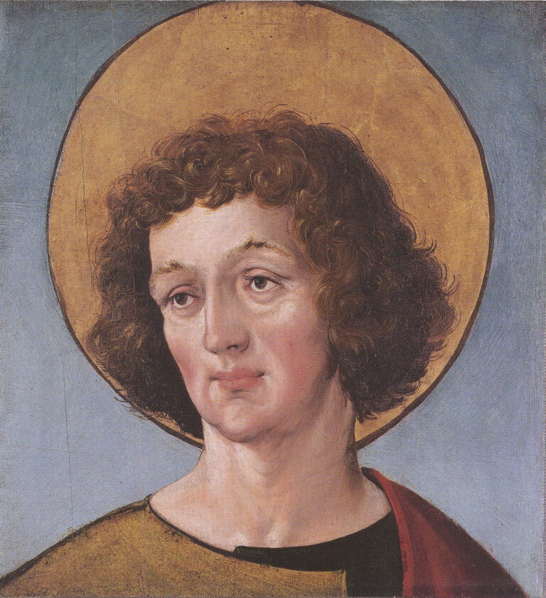 Tête d’un saint mâle – Hans Holbein le Jeune Hans Holbein le Jeune