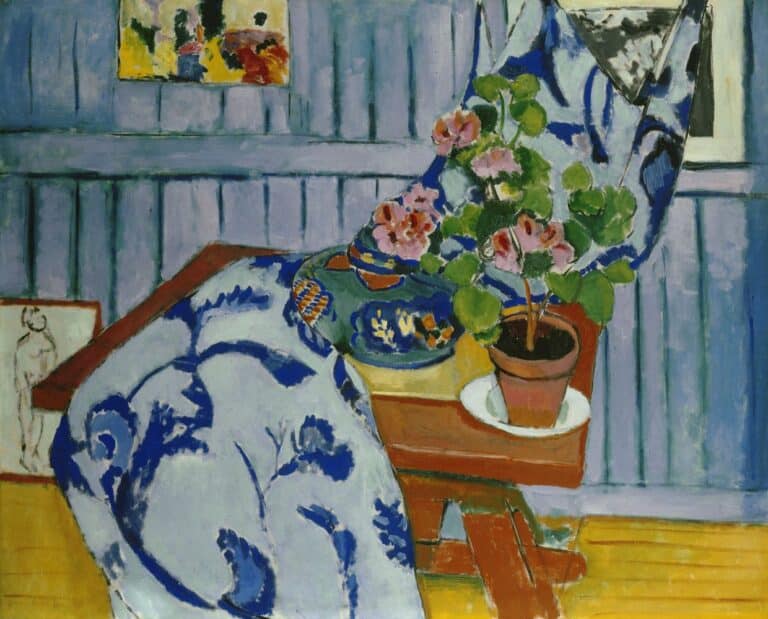 Nature morte avec un géranium – Matisse Henri Matisse