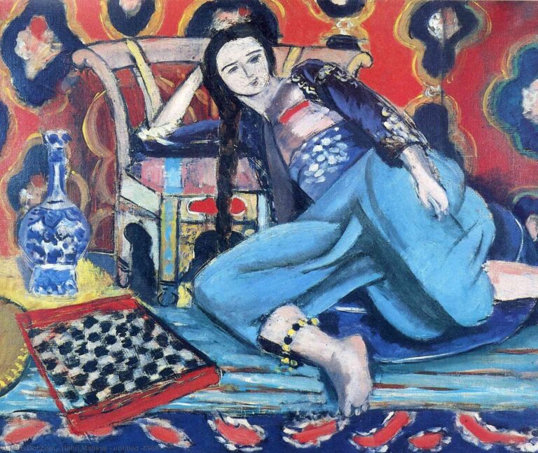 Odalisque avec une chaise turque – Matisse Henri Matisse