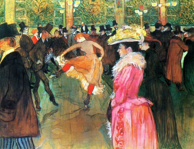 La Danse au Moulin-Rouge – Toulouse Lautrec Henri de Toulouse-Lautrec