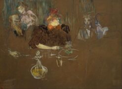 A la table de Monsieur et Madame Natanson – Toulouse Lautrec Henri de Toulouse-Lautrec