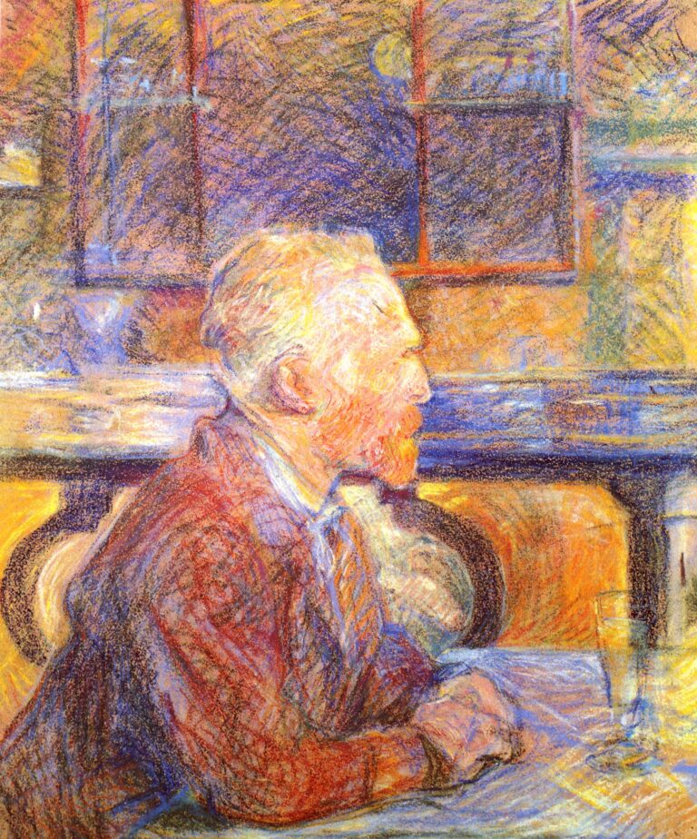 Portrait de Vincent van Gogh – Toulouse Lautrec Henri de Toulouse-Lautrec