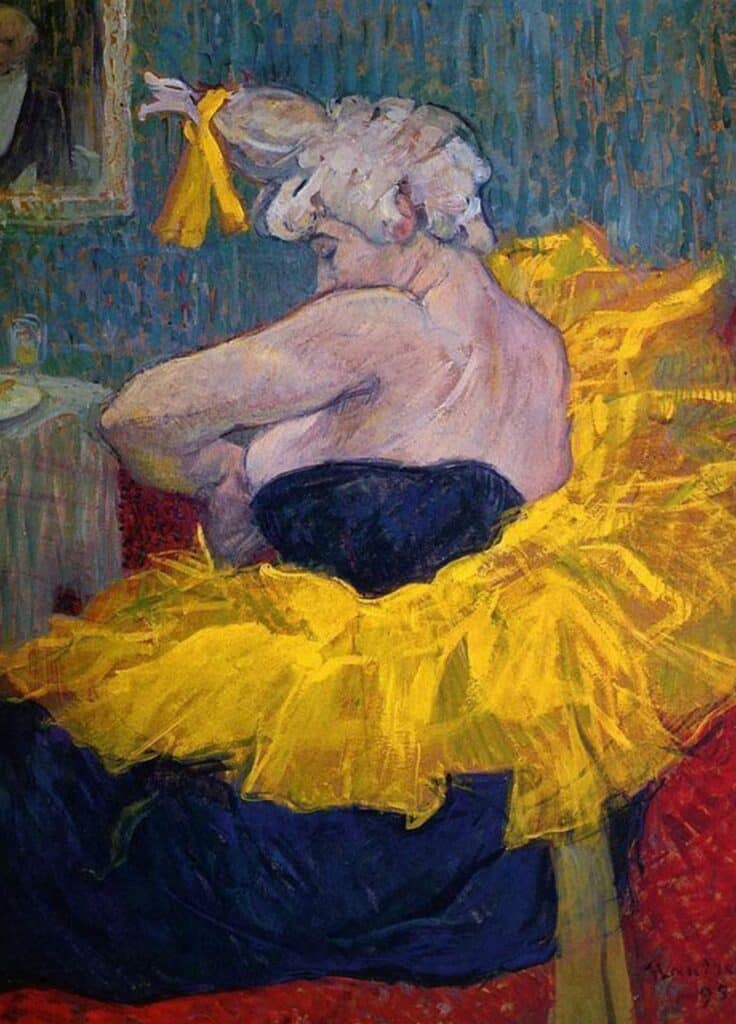 La Clownesse Cha-U-Kao – Toulouse Lautrec Henri de Toulouse-Lautrec