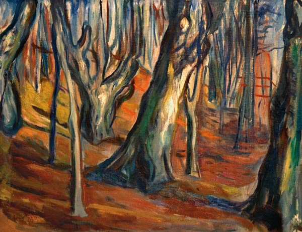 Automne (Vieux arbres, Ekely) – Edvard Munch Edvard Munch