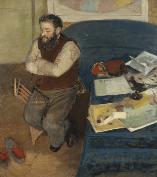 Le critique d’art Diego Martelli – Edgar Degas Edgar Degas