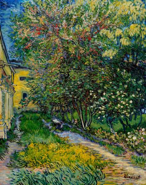 Jardin de l’hôpital St-Rémy – Van Gogh Vincent Van Gogh