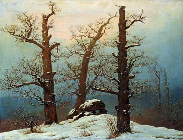 Huenengrab dans la neige – Caspar David Friedrich Caspar David Friedrich