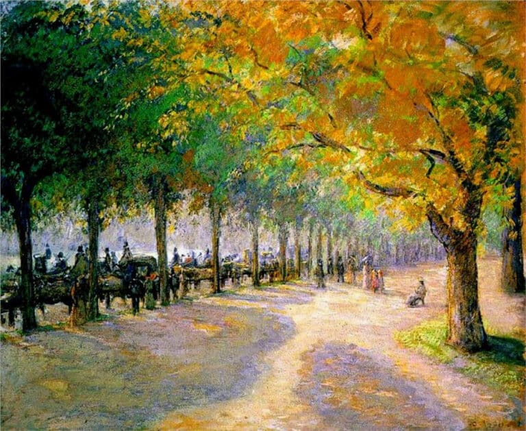Hyde Park, Londres- Camille Pissarro Camille Pissarro