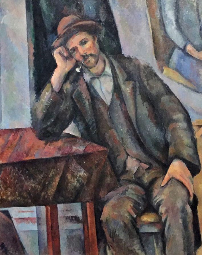 Homme avec une pipe – Paul Cézanne Paul Cézanne