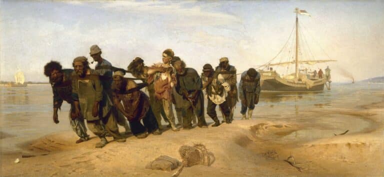 Les transporteurs de péniches sur la Volga – Ilya Repin Ilya Repin