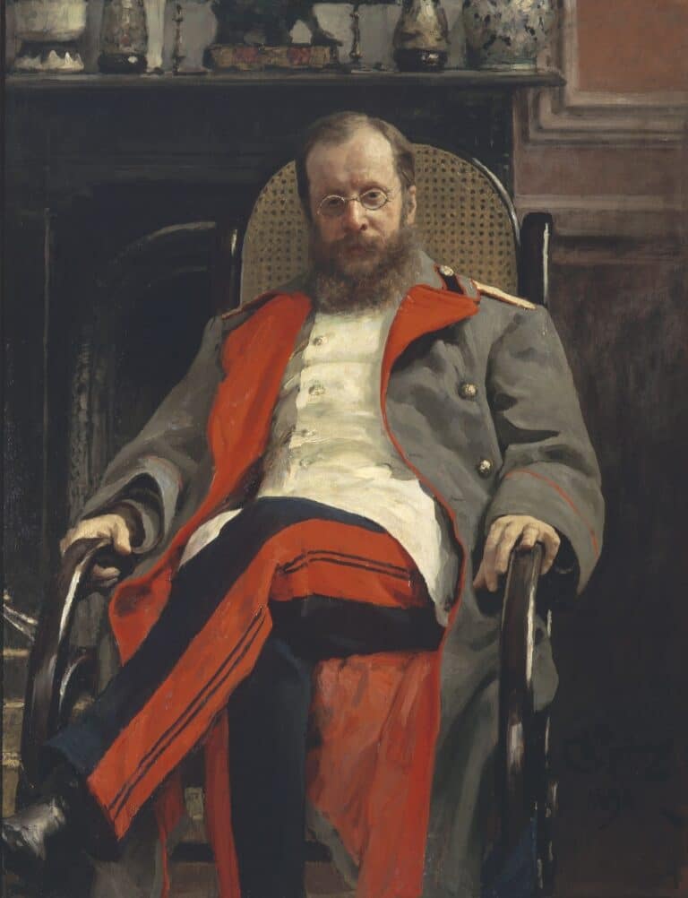 Portrait du compositeur Cesar Antonovich Cui – Ilya Repin Ilya Repin