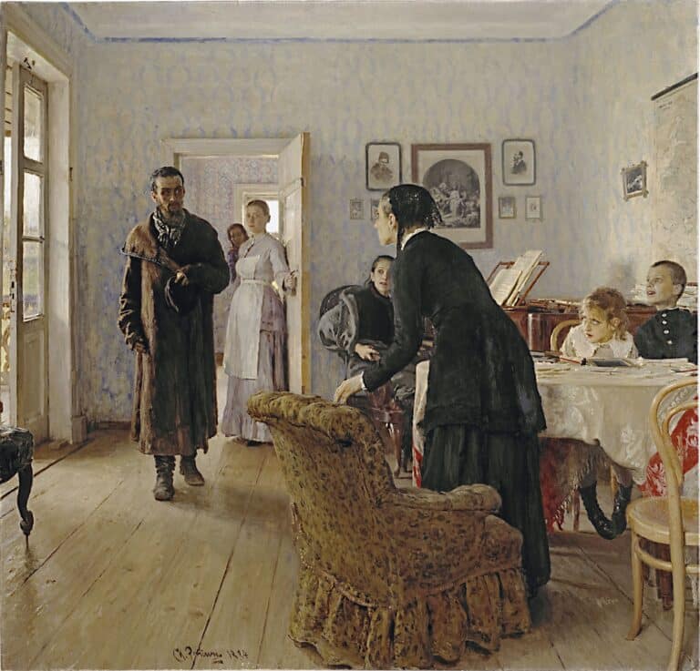 Ils ne s’attendaient pas à ce qu’il – Ilya Repin Ilya Repin