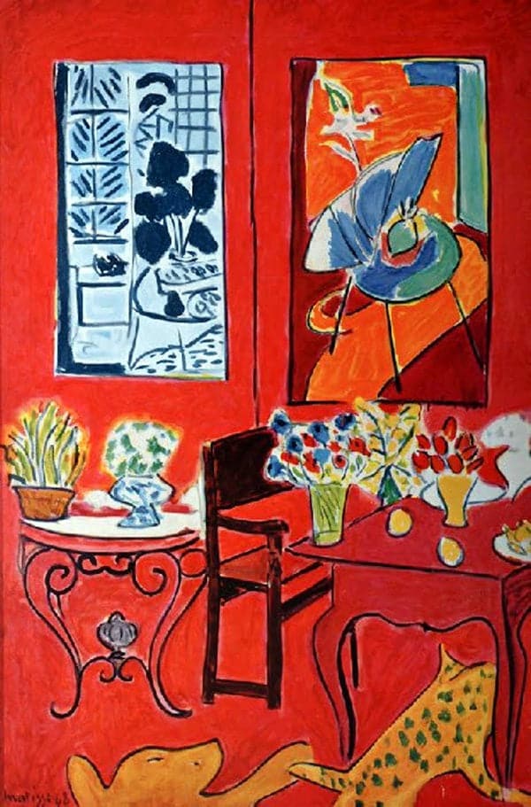 Grand intérieur rouge – Matisse Henri Matisse