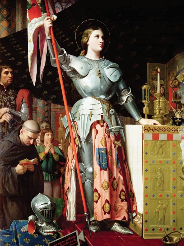 Jeanne d’Arc au couronnement de Charles VII – Jean-Auguste-Dominique Ingres Jean-Auguste-Dominique Ingres