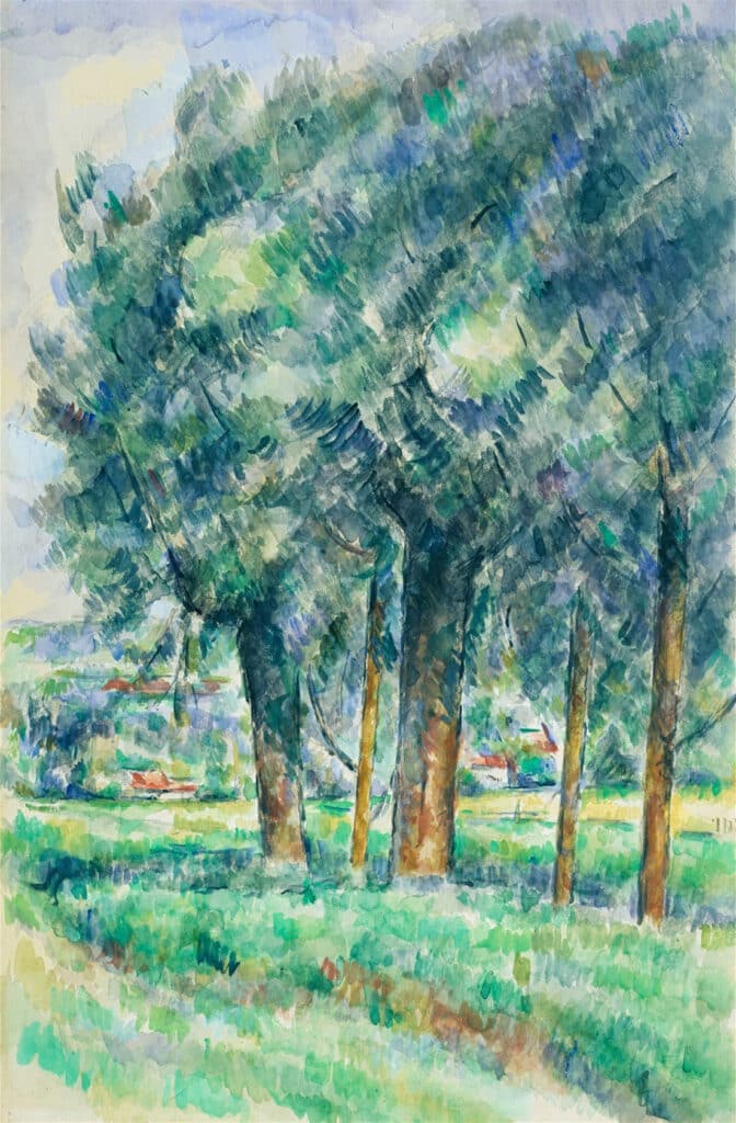 Groupe d’arbres – Paul Cézanne Paul Cézanne