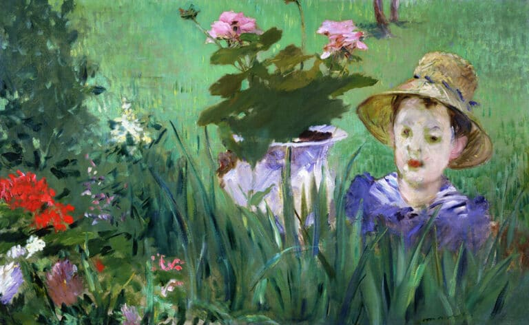 Garçon dans les fleurs – Edouard Manet Édouard Manet