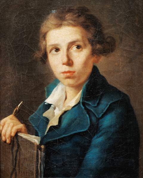 Portrait de Jacques-Louis David (1748-1825) dans sa jeunesse – Jacques-Louis David Jacques-Louis David