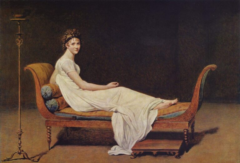 Portrait de Madame Récamier – Jacques-Louis David Jacques-Louis David