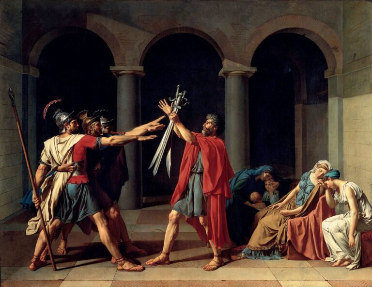 Le serment des Horaces – Jacques-Louis David Jacques-Louis David