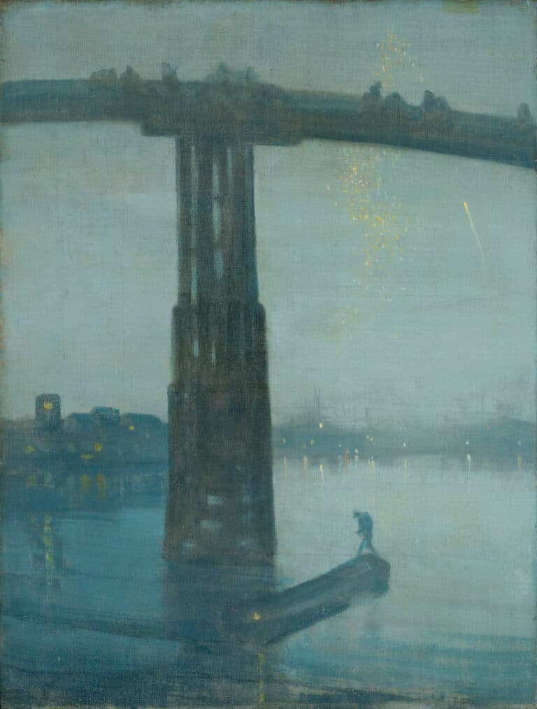 Nocturne : Bleu et or – Vieux pont de Battersea – James Abbott McNeill Whistler James Abbott McNeill Whistler