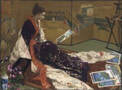Caprice en violet et or : L’écran d’or – James Abbott McNeill Whistler James Abbott McNeill Whistler