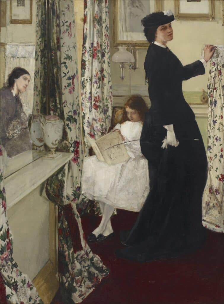 Harmonie en vert et rose : Le salon de musique – James Abbott McNeill Whistler James Abbott McNeill Whistler