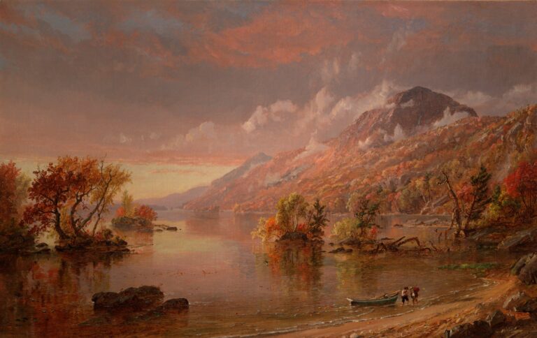 Lac George – Jasper Francis Cropsey Jasper Francis Cropsey