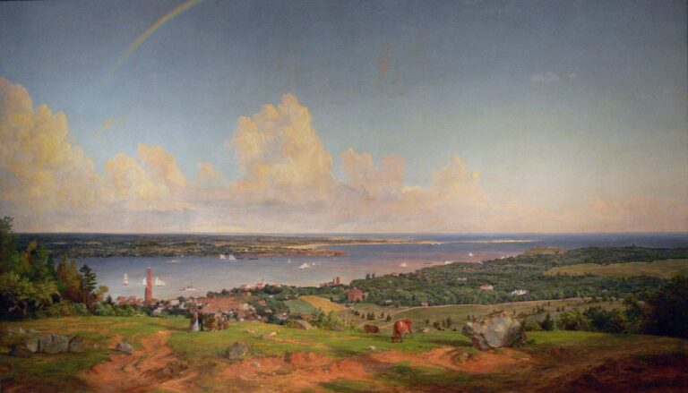 Le goulet depuis Staten Island – Jasper Francis Cropsey Jasper Francis Cropsey