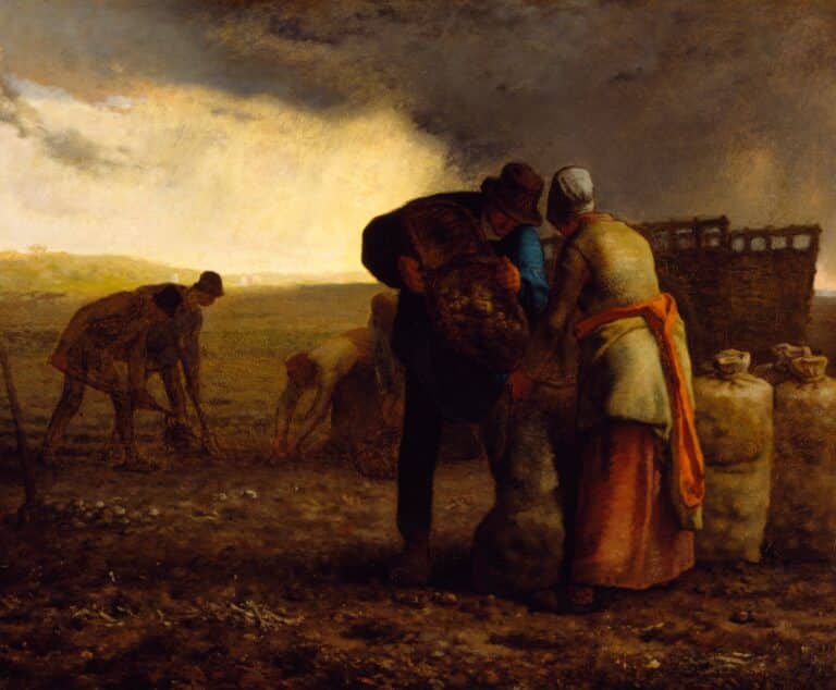 La récolte des pommes de terre – Jean-François Millet Jean-François Millet